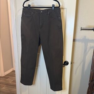 Men's Duluth Flex Fire Hose Relaxed Fit 5-Pocket Pants -Tarmac
